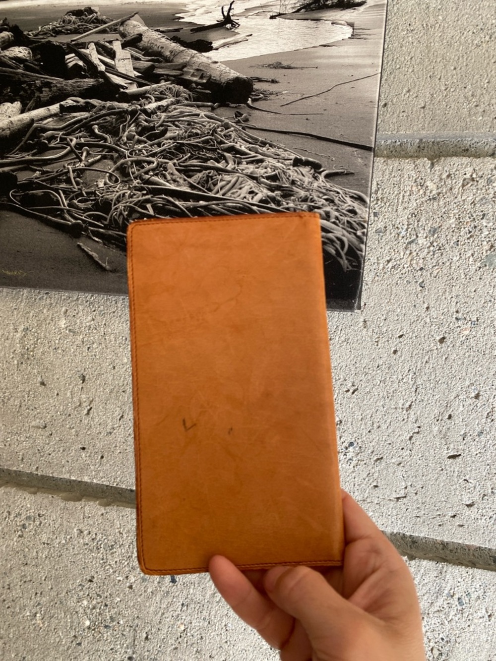 Vtg Calf Leather Bi Fold - Picture 6 of 6